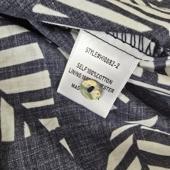 New JODIFL enchanted palm top in navy blue size M womens cotton - Picture 5 of 9